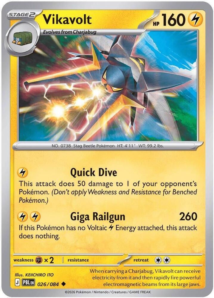 Vikavolt 026/084 card from ME05: Pitch Black