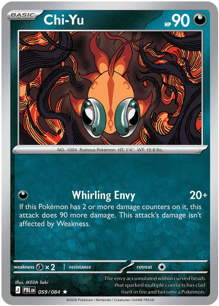 Chi-Yu 059/084 card from ME05: Pitch Black