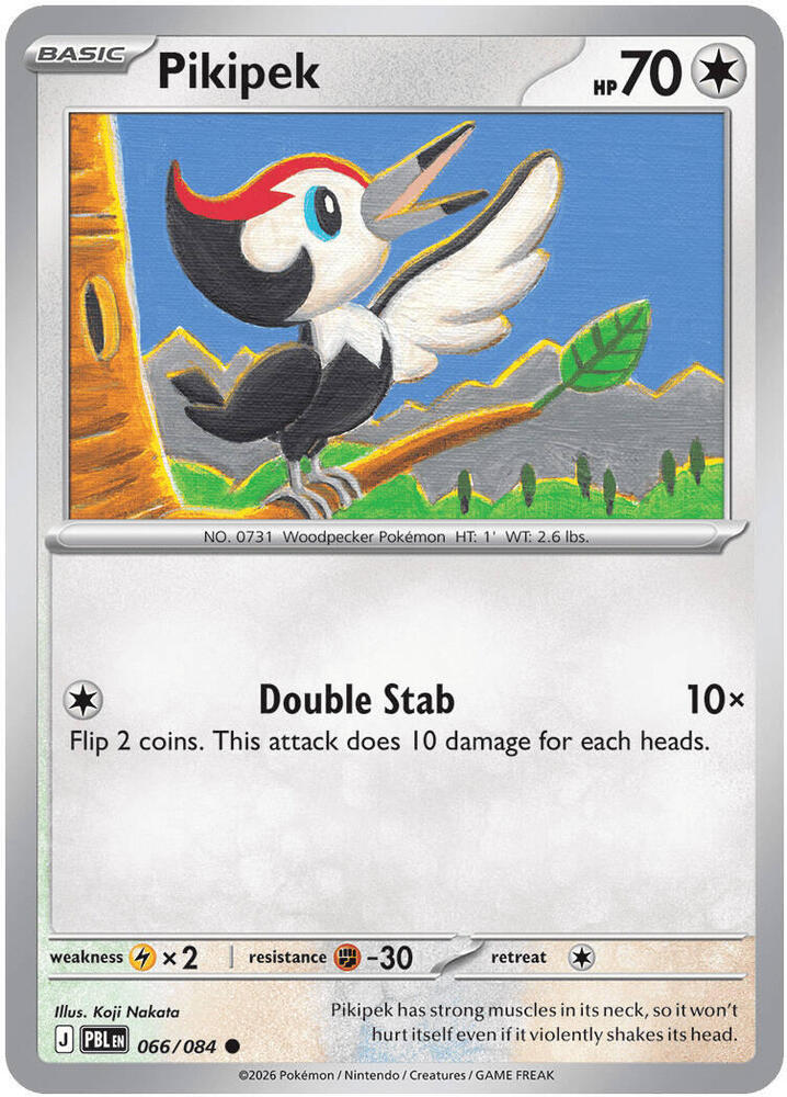 Pikipek 066/084 card from ME05: Pitch Black