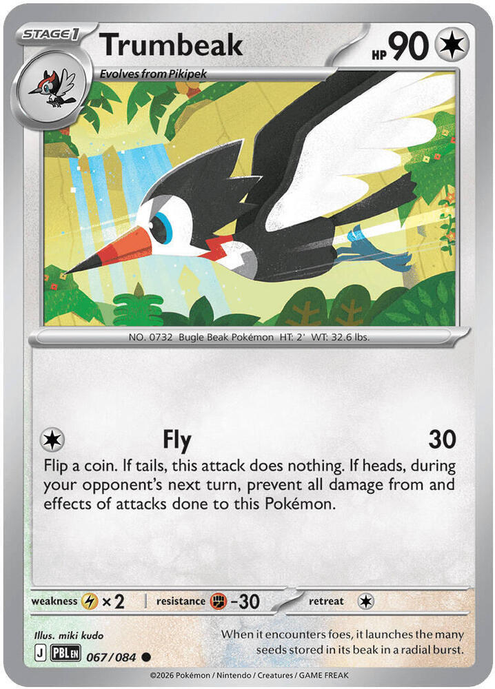 Trumbeak 067/084 card from ME05: Pitch Black