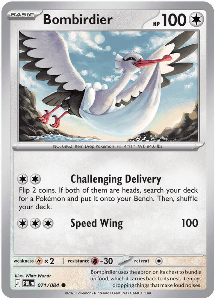 Bombirdier 071/084 card from ME05: Pitch Black