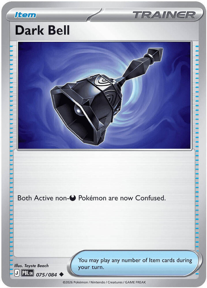 Dark Bell 075/084 card from ME05: Pitch Black
