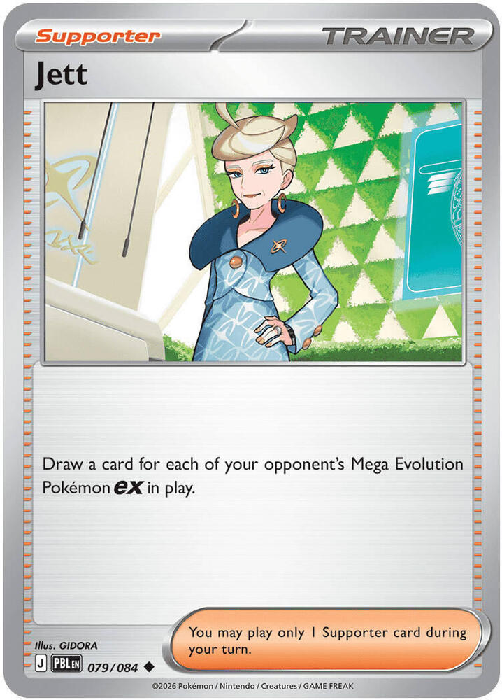 Jett 079/084 card from ME05: Pitch Black