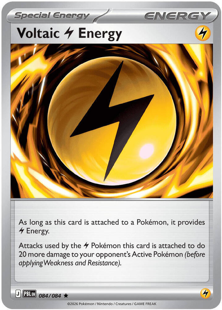 Voltaic Lightning Energy 084/084 card from ME05: Pitch Black