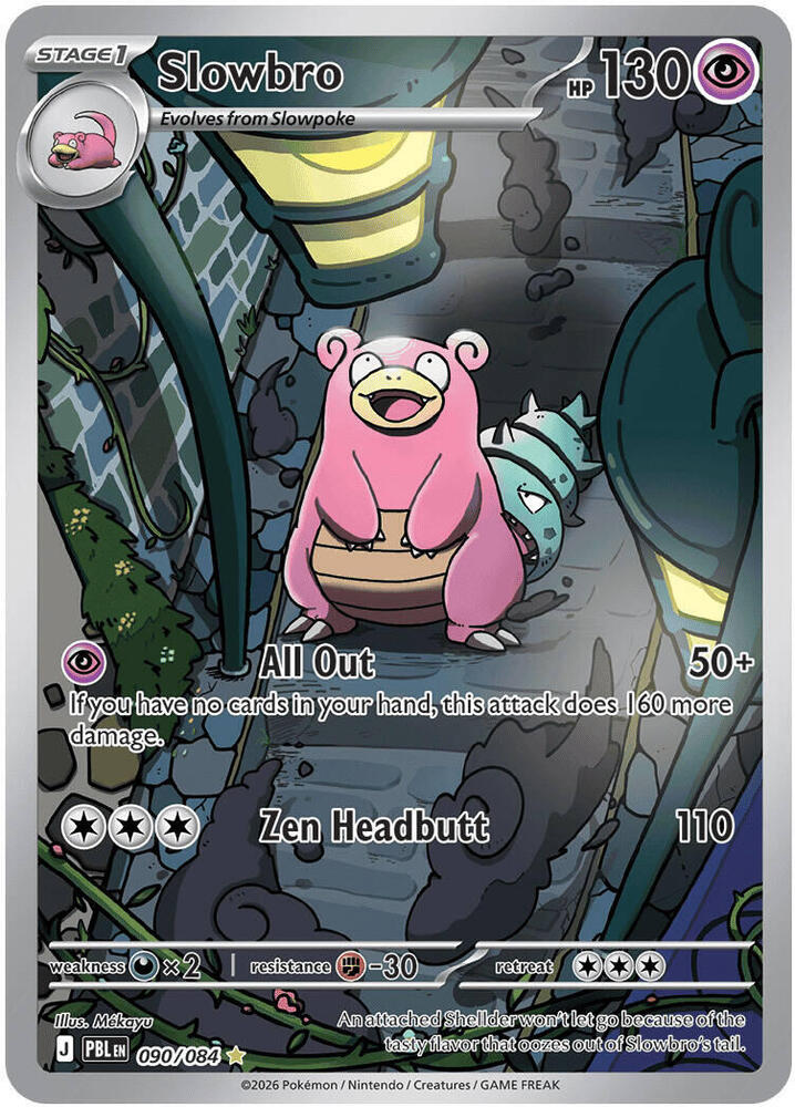Slowbro 090/084 card from ME05: Pitch Black