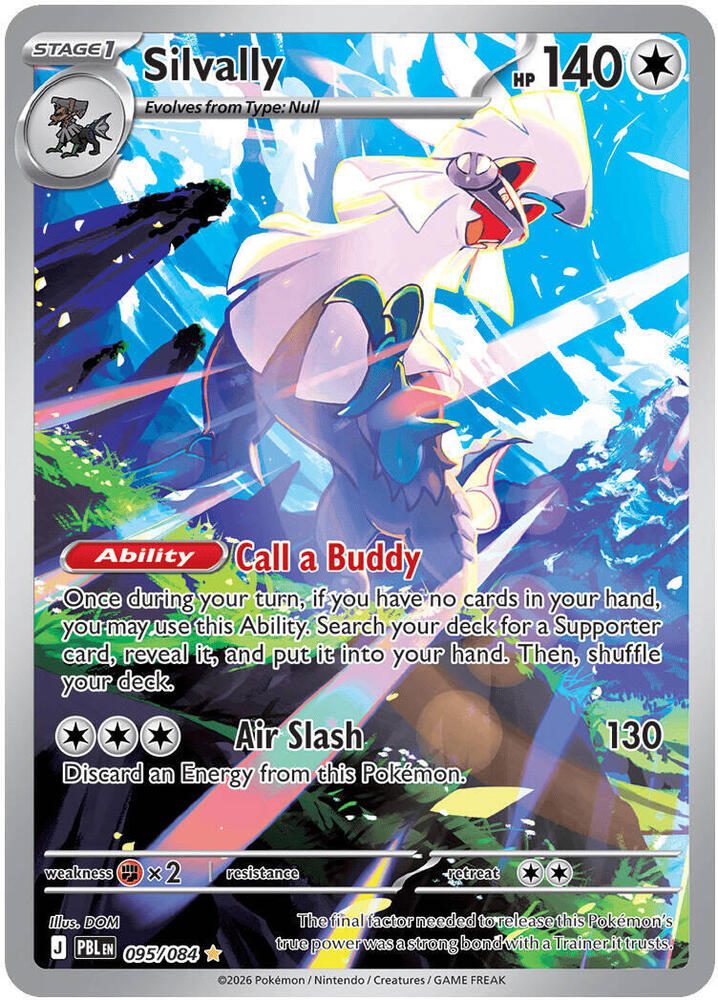 Silvally 095/084 card from ME05: Pitch Black
