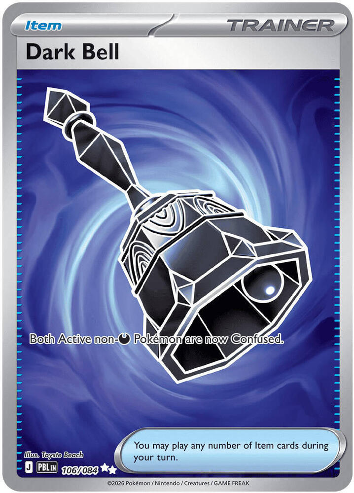 Dark Bell 106/084 card from ME05: Pitch Black