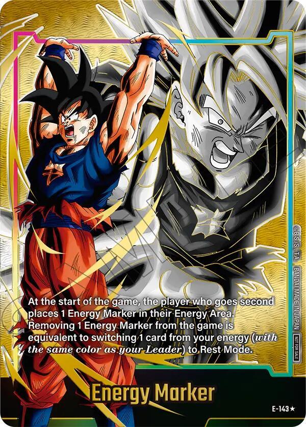 Energy Marker (Gold) E-143 card from Fusion World Energy Markers