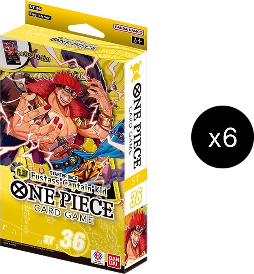 Starter Deck 36: YELLOW Eustass”Captain”Kid Display card from Starter Deck 36: YELLOW Eustass”Captain”Kid