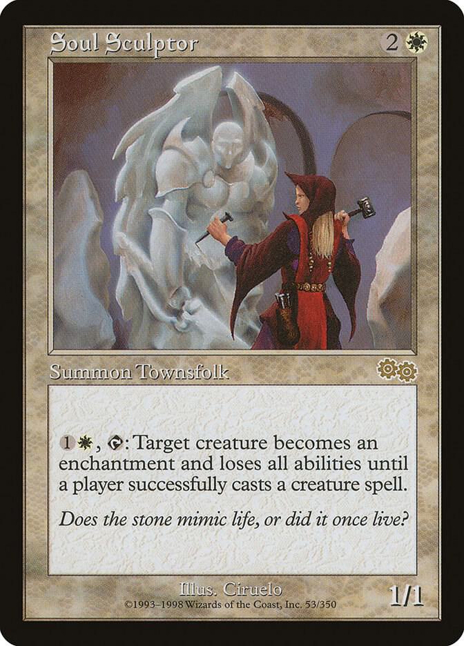 Soul Sculptor 53 card from Urza's Saga