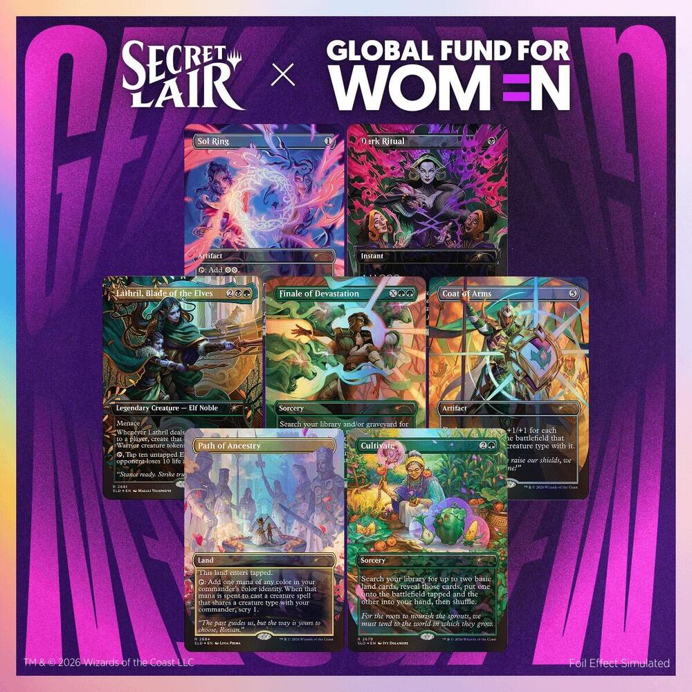 Secret Lair Drop: Secret Lair x Global Fund for Women: Their Magic is Limitless - Traditional Foil Edition card from Secret Lair Drop Series