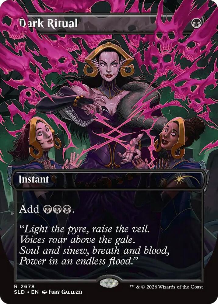 Dark Ritual 2678 card from Secret Lair Drop Series