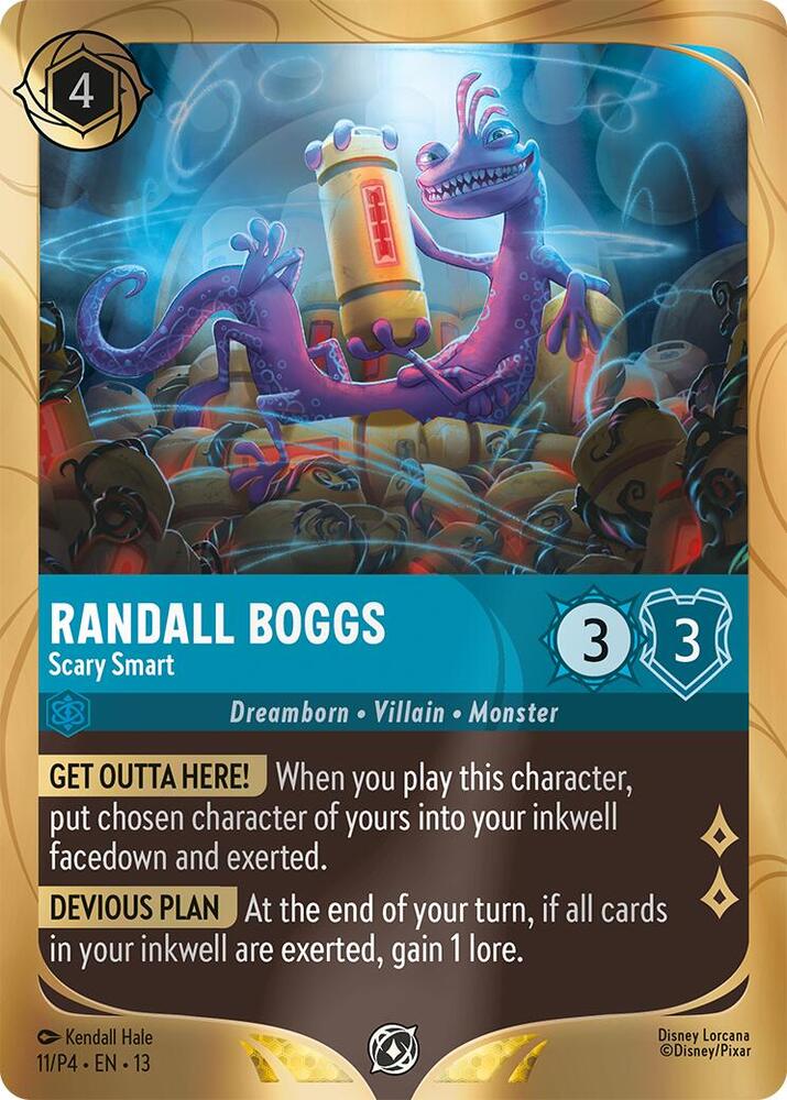 Randall Boggs - Scary Smart 11 card from Disney Lorcana Promo Cards