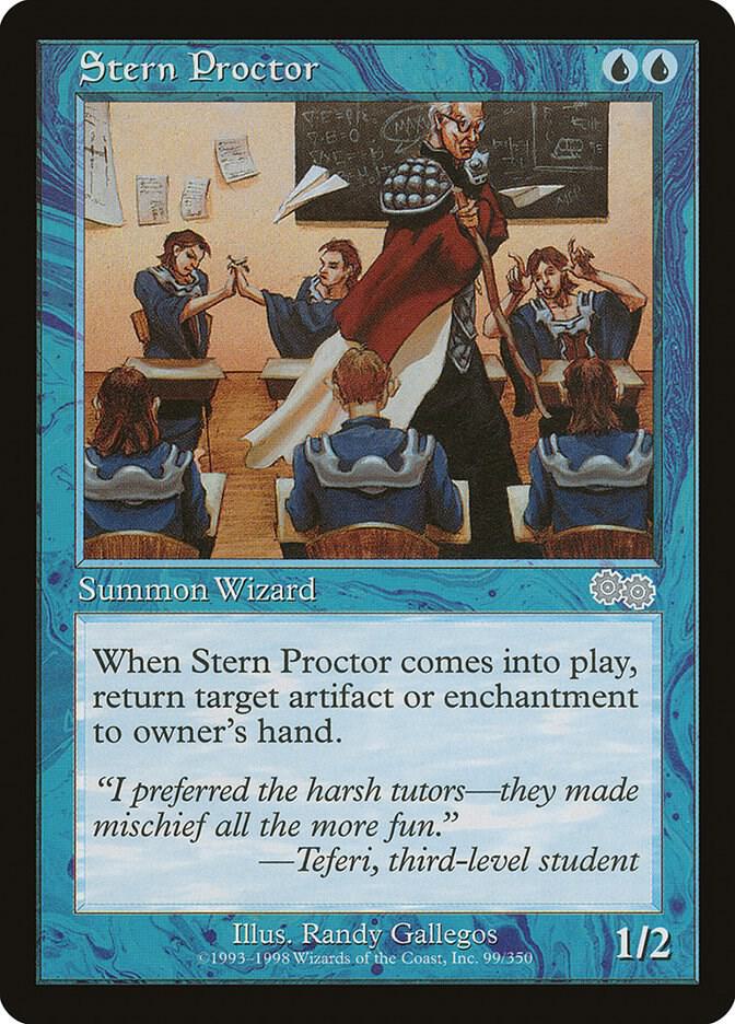 Stern Proctor 99 card from Urza's Saga