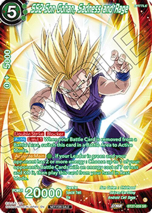 SS2 Son Gohan, Sadness and Rage (Premium Alt-Art Set 2026 Vol.2) BT27-059 card from Tournament Promotion Cards
