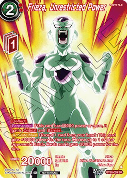 Frieza, Unrestricted Power (Premium Alt-Art Set 2026 Vol.2) BT28-003 card from Tournament Promotion Cards