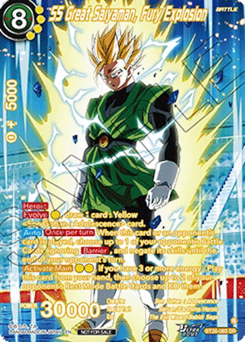 SS Great Saiyaman, Fury Explosion (Premium Alt-Art Set 2026 Vol.2) BT28-083 card from Tournament Promotion Cards