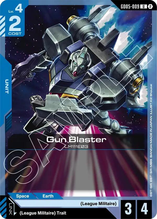 Gun Blaster GD05-009 card from Freedom Ascension