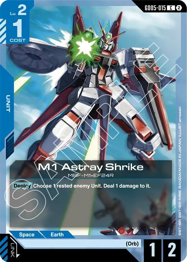 M1 Astray Shrike GD05-015 card from Freedom Ascension