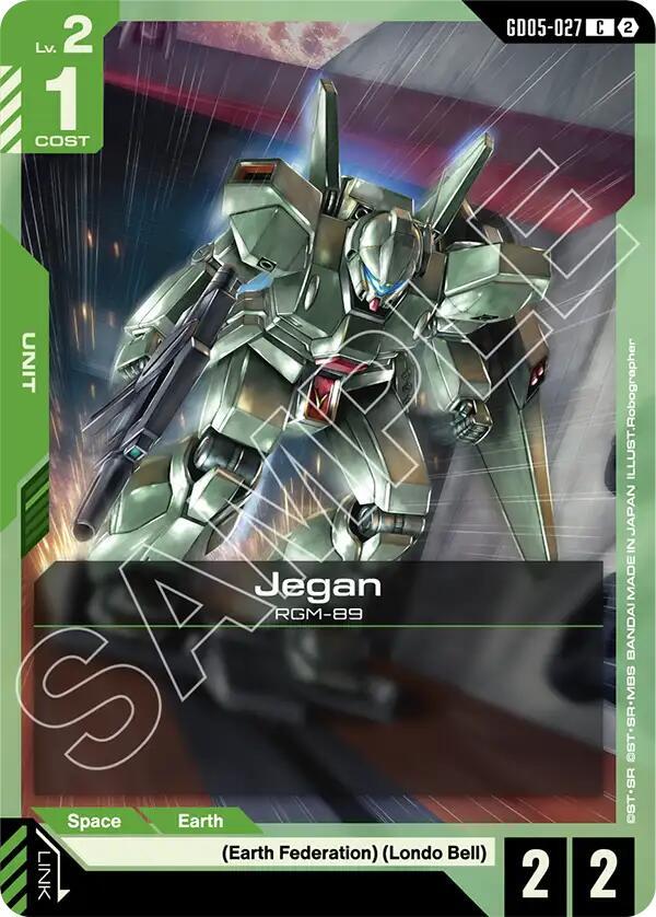 Jegan GD05-027 card from Freedom Ascension