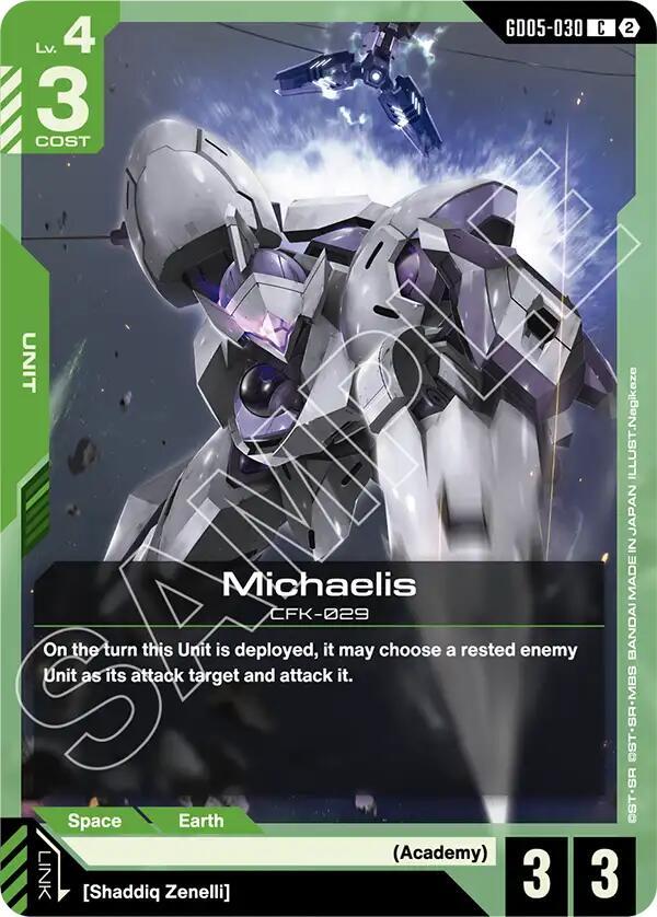 Michaelis GD05-030 card from Freedom Ascension