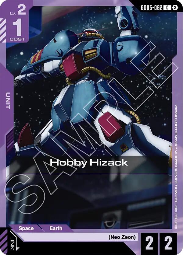 Hobby Hizack GD05-062 card from Freedom Ascension