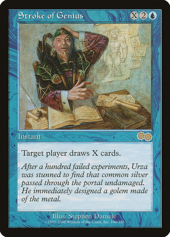 Stroke of Genius 100 card from Urza's Saga