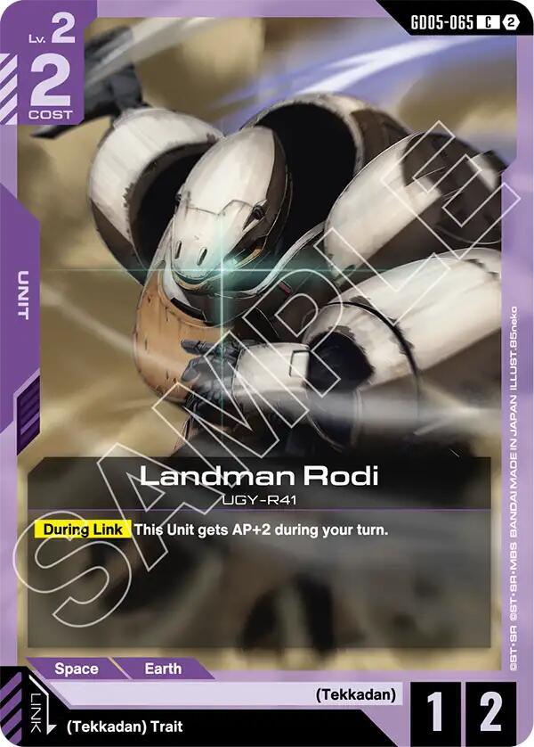 Landman Rodi GD05-065 card from Freedom Ascension