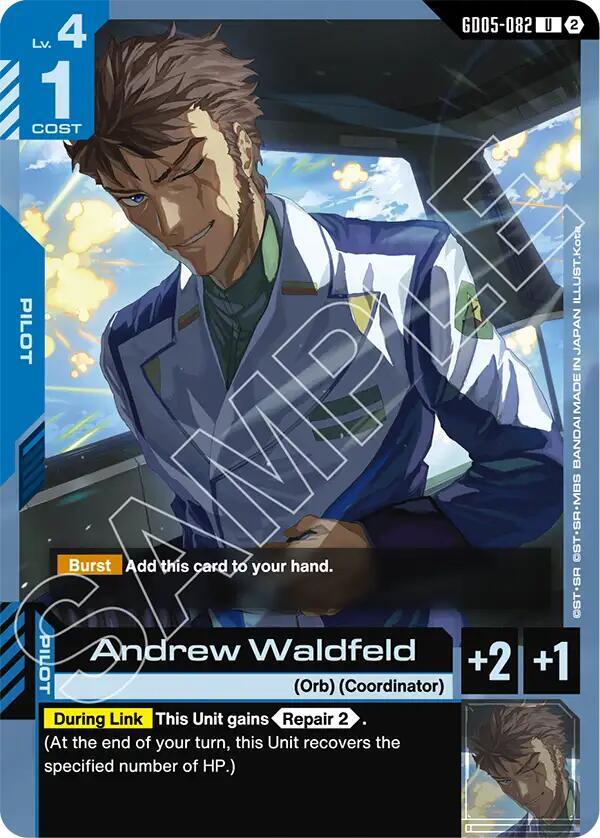 Andrew Waldfeld GD05-082 card from Freedom Ascension