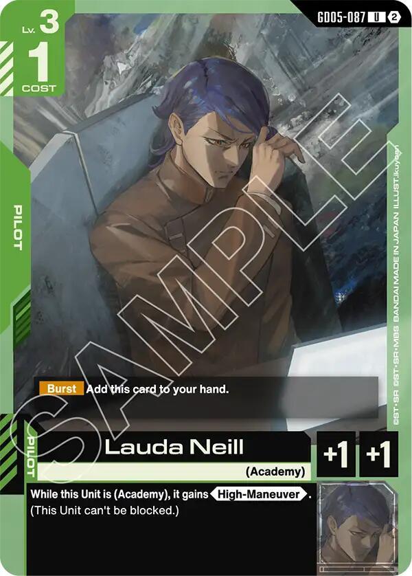 Lauda Neill GD05-087 card from Freedom Ascension