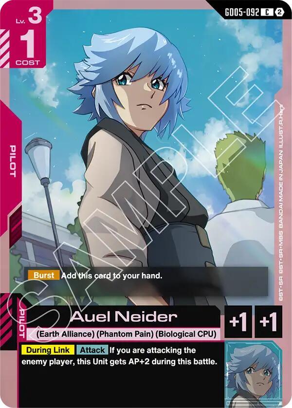 Auel Neider GD05-092 card from Freedom Ascension