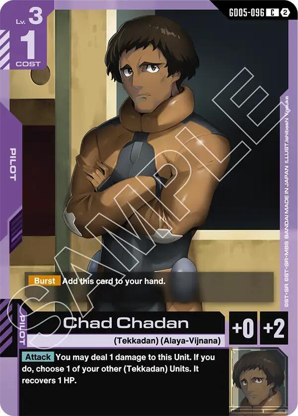 Chad Chadan GD05-096 card from Freedom Ascension