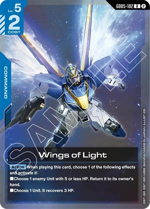 Wings of Light GD05-102 card from Freedom Ascension