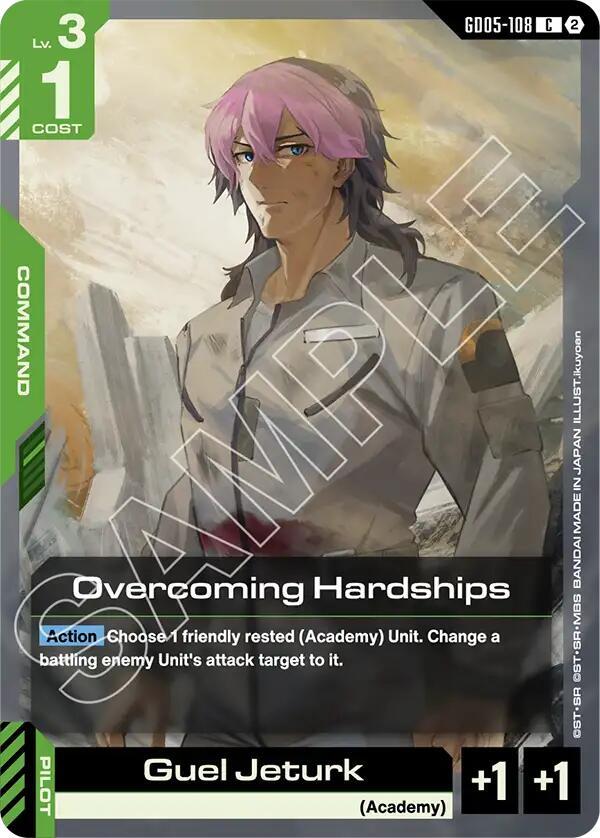 Overcoming Hardships GD05-108 card from Freedom Ascension