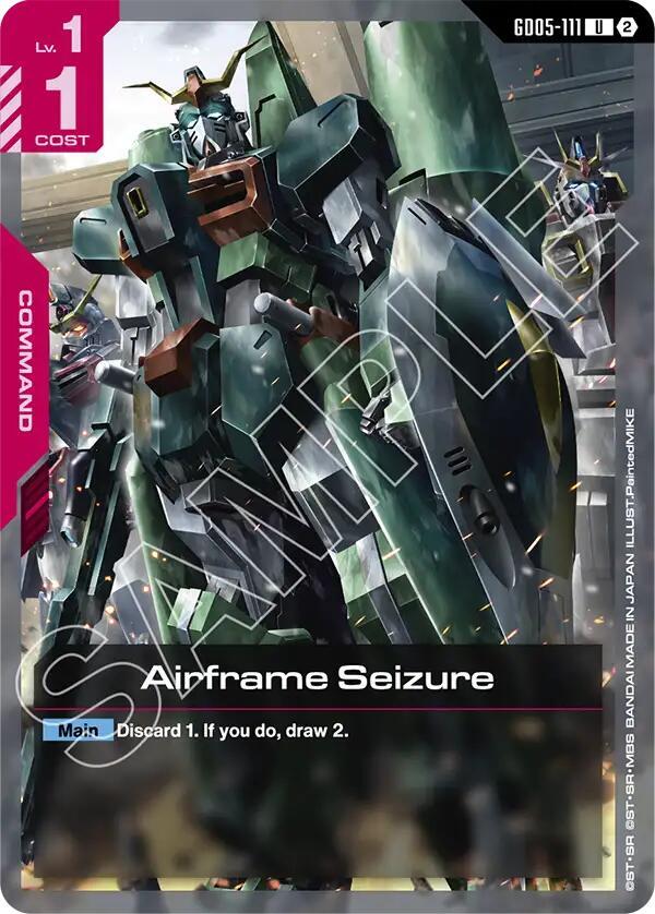 Airframe Seizure GD05-111 card from Freedom Ascension