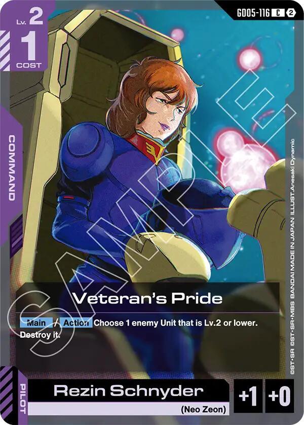 Veteran's Pride GD05-116 card from Freedom Ascension