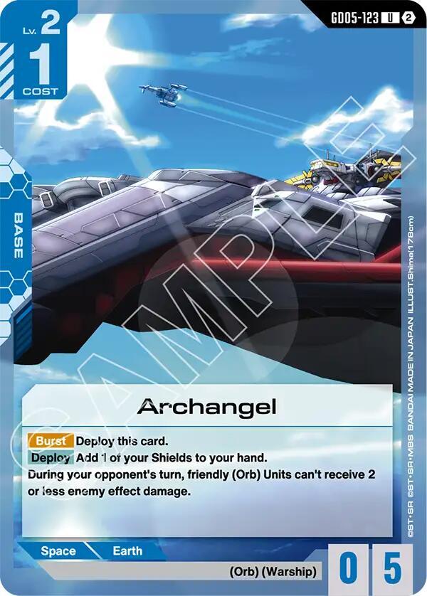Archangel GD05-123 card from Freedom Ascension