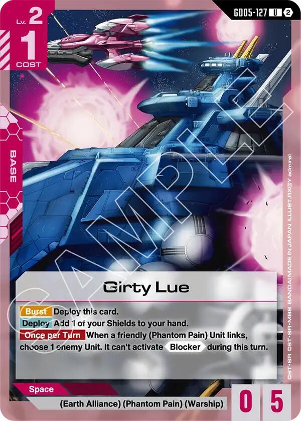 Girty Lue GD05-127 card from Freedom Ascension