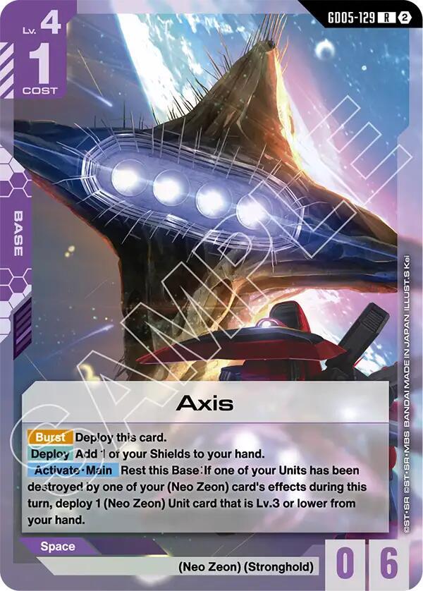 Axis GD05-129 card from Freedom Ascension