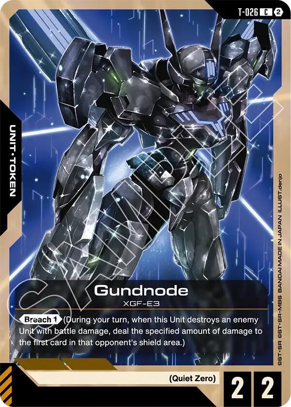Gundnode T-026 card from Freedom Ascension