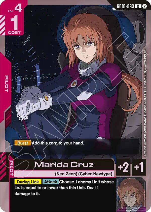 Marida Cruz GD01-093 card from Deck Build Box Freedom Ascension