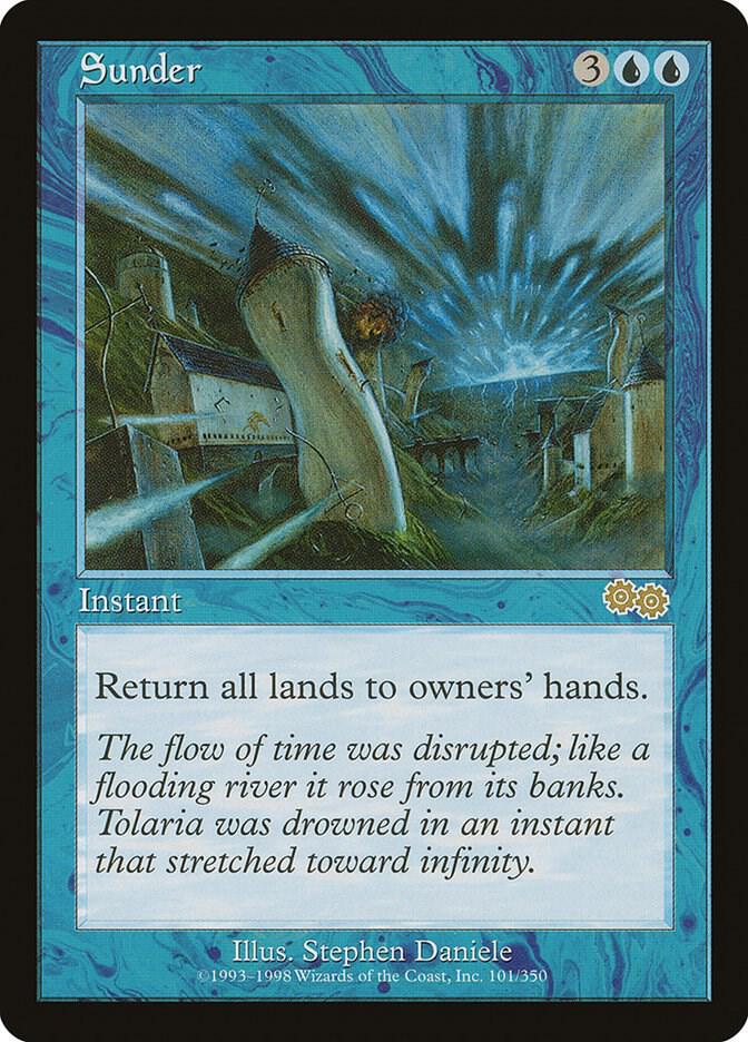 Sunder 101 card from Urza's Saga
