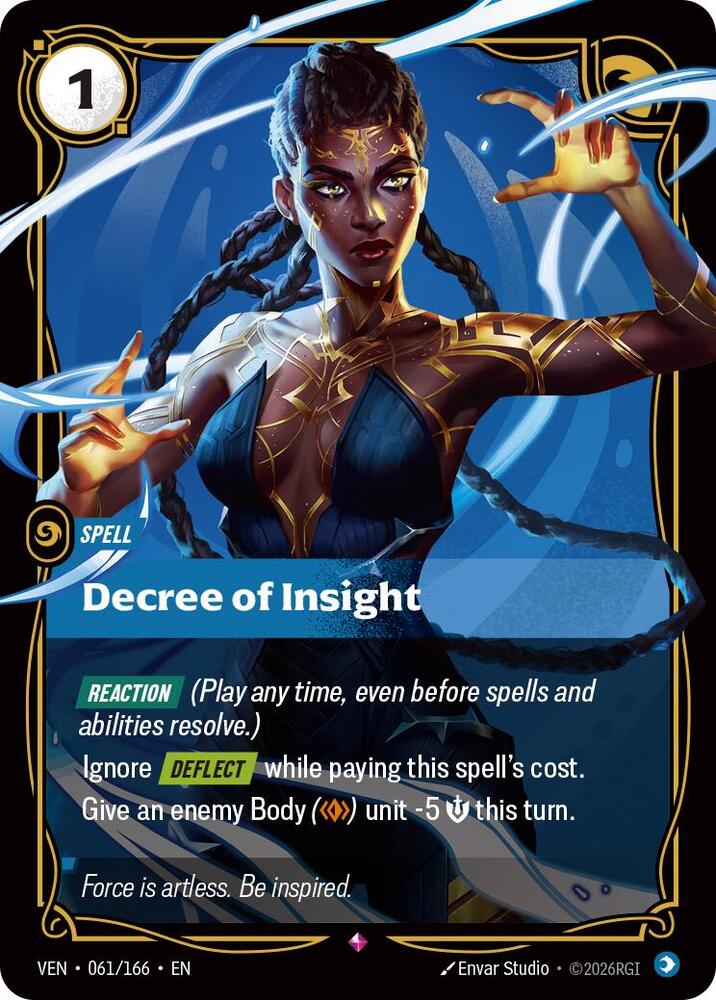 Decree of Insight 061/166 card from Vendetta