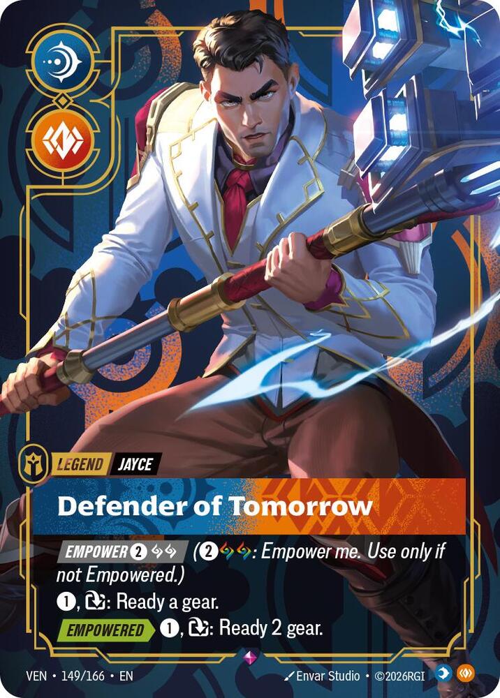 Jayce - Defender of Tomorrow 149/166 card from Vendetta