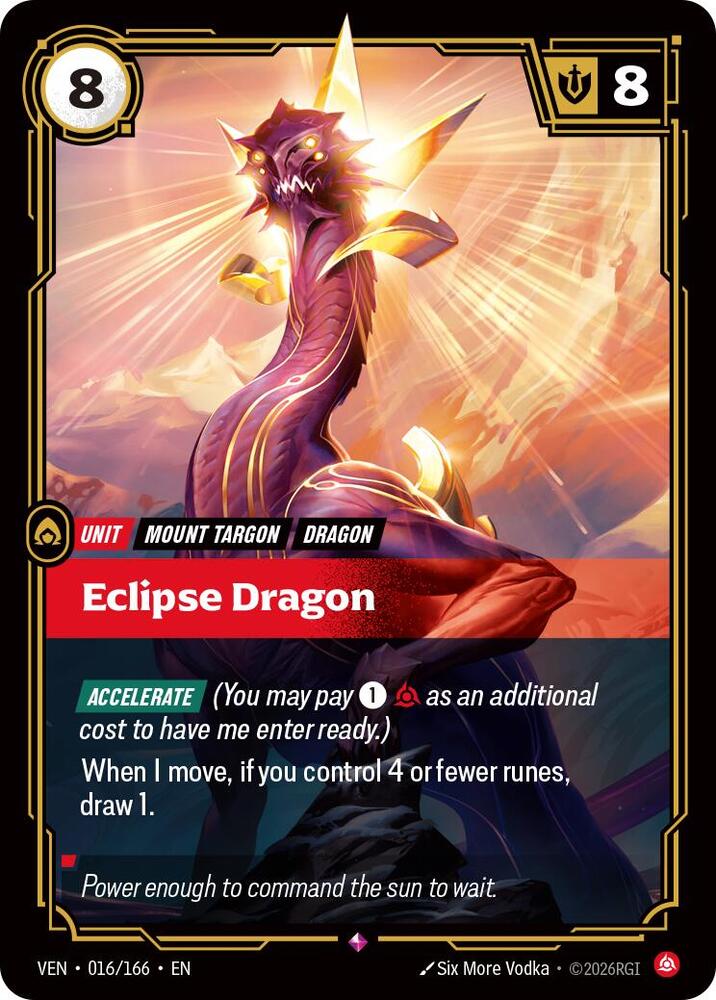 Eclipse Dragon 016/166 card from Vendetta