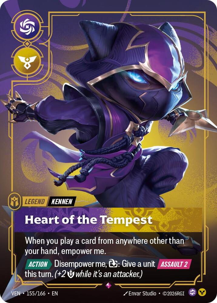 Yordle, Kennen - Heart of the Tempest 155/166 card from Vendetta