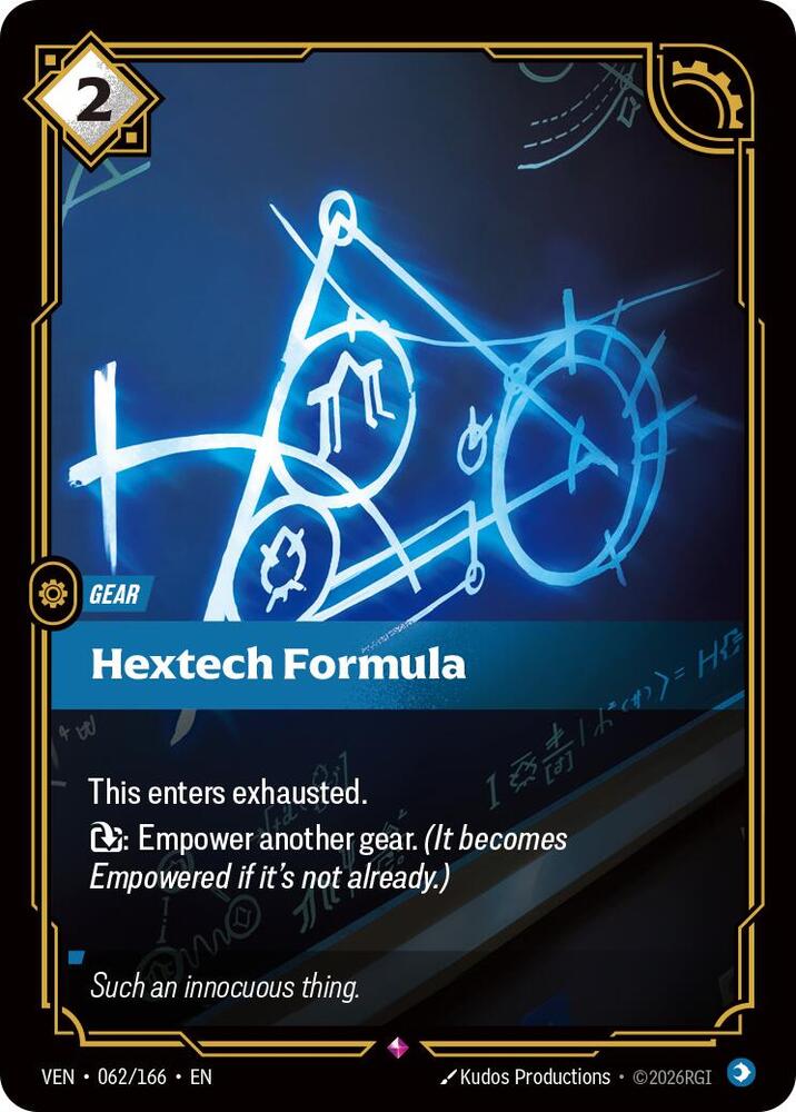 Hextech Formula 062/166 card from Vendetta