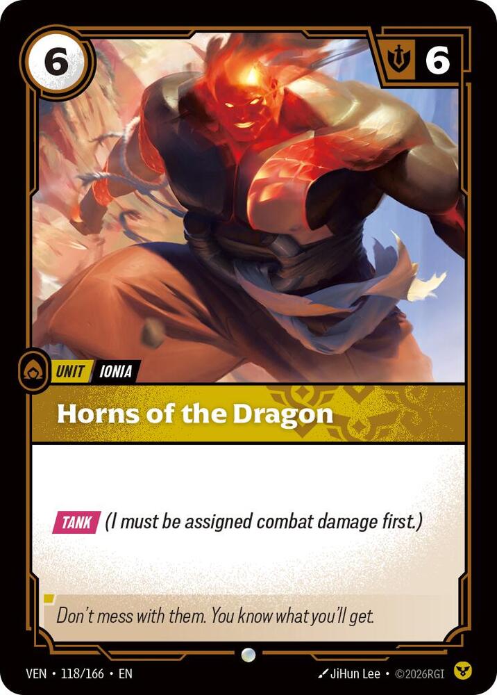 Horns of the Dragon 118/166 card from Vendetta