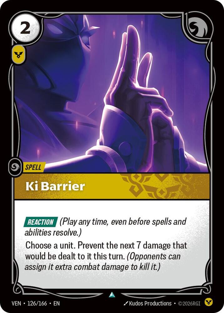 Ki Barrier 126/166 card from Vendetta