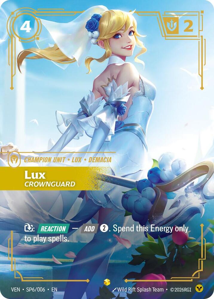 Lux, Crownguard SP6/006 card from Vendetta